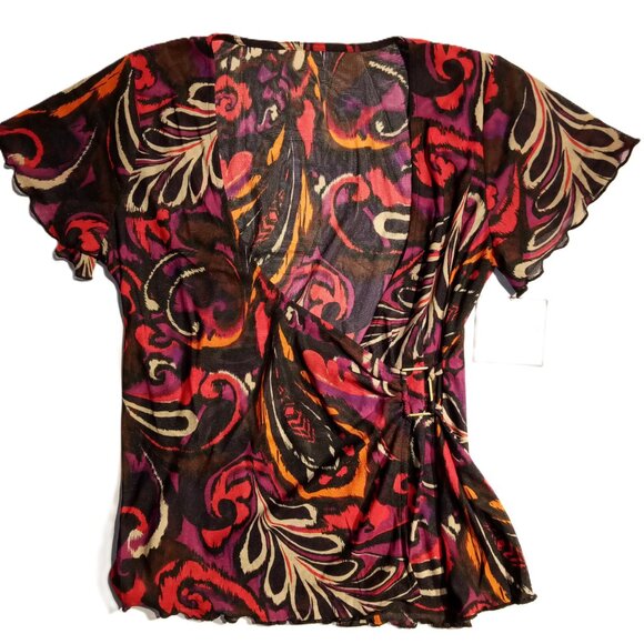 Women Tops 4 pc lot size SMALL New with tags Chaps Long Sleeve Tee Pullover - Picture 4 of 14